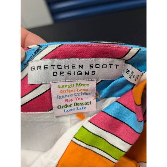 Gretchen Scott Designs The Sport Skirt in Fever Dance Brights Women's Small - Picture 3 of 5